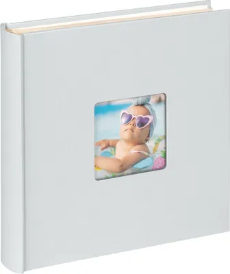 Produktbild von Walther, FA-208-BL, Designalbum Fun Baby Selection, h'blau, 30X30, mit Ausschnitt