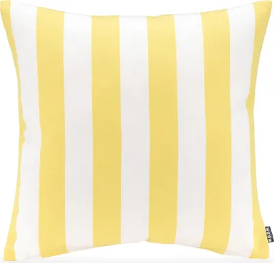 Produktbild von H.O.C.K. Classic Streifen Outdoor Kissen 50x50cm gelb yellow col. 25