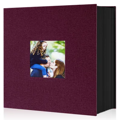 Zdjęcie produktu dla Duży album na zdjęcia, mieszczący 1000 zdjęć o wymiarach 10 x 15 cm, kolor fioletowy