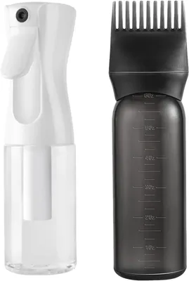 Produktbild von Haaröl-Applikator Sprühflasche, 200 ml, 170 ml Zerstäuber, für lockiges Haar, Haarkur