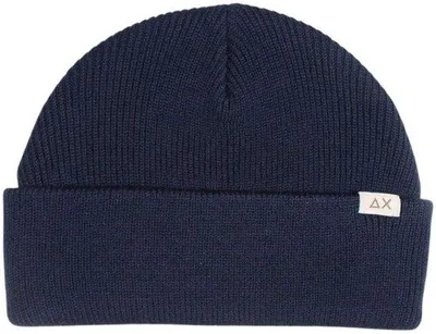 Productafbeelding van Beanie Muts - Wolmix - Marineblauw