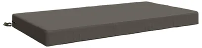 Obrázek produktu pro Polštář na sezení SOEST, 100% polyester, šedá barva, rozměry 120 x 60 x 10 cm