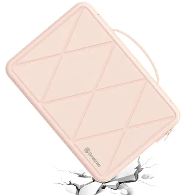 Image de Solidchoice - Étui de protection rigide en EVA pour ordinateur portable de 14,5 pouces, étanche et antichoc, rose