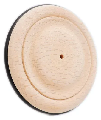 Holzrad aus Buchenholz mit Gummireifen 140 mm, 1 Stück
