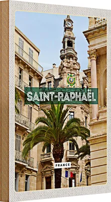 Produktbild von Holzschild Reise 20x30cm Saint-Raphaël France Hafenstadt