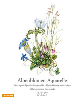 Produktbild von Alpenblumen-Aquarelle Kalender 2027
