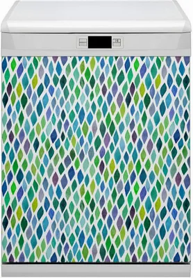 Produktbild von Küche Magnet für Spülmaschine  Abwaschbar 60x70 cm Geschirrspüle  - Farbige Muster