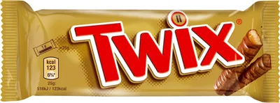 Produktbild von Twix Riegel Keks mit Karamell umhüllt von Schokolade 50g 32er Pack