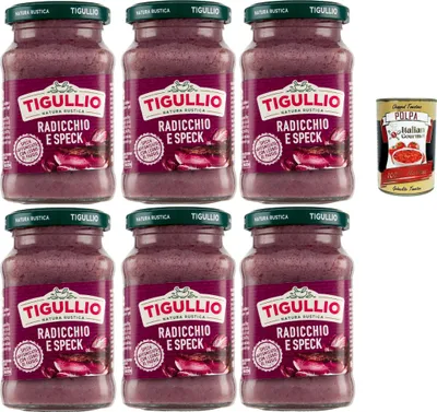 Produktbild von Star Tigullio GranPesto Pesto Rettich e geräucherter Schinken 6x 190 g Sauce Soß + Italian Gourmet polpa 400g