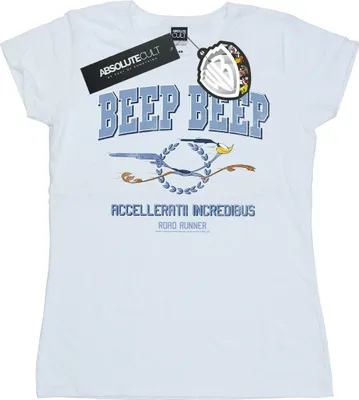 Produktbild von Looney Tunes - "Beep Beep" T-Shirt für Damen BI27778 (L) (Weiß)