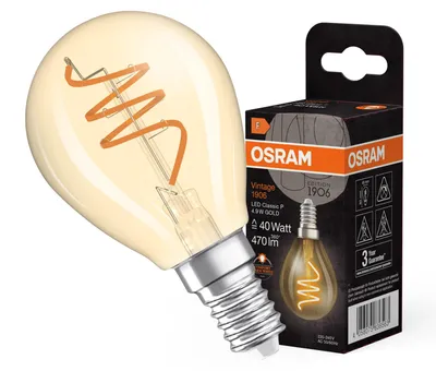 Zdjęcie produktu dla Lampa LED B37 Świeczka B22d 4.9W = 40W 470lm 2700K Ciepła 200° STAR CLASSIC Osram Żarówka