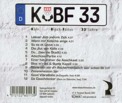 Produktbild von Bläck Fööss-K-Bf33
