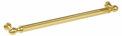 Produktbild von Griff für Möbel aus Zinklegierung, Lochabstand 224 mm, goldfarben, Set mit 6 Stück