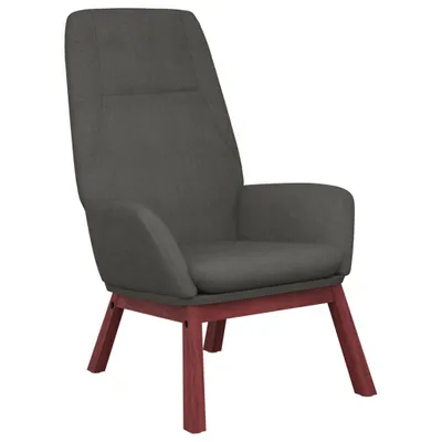 Image de vidaXL Fauteuil relax gris foncé Tissu