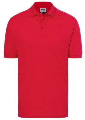 Produktbild von James and Nicholson - "Classic" Poloshirt für Herren LT2604 (M) (Rot)