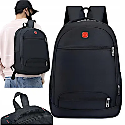 Produktbild von BAG STREET Rucksack Wasserdicht Schwarz für Arbeit Schule