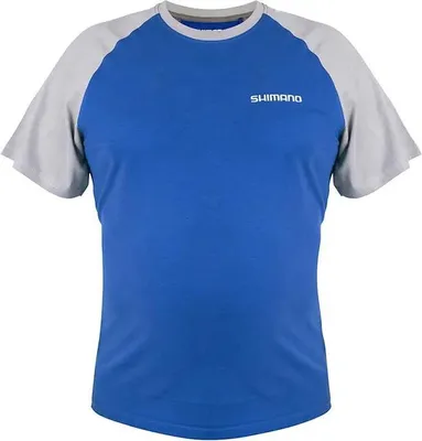 Produktbild von SHIMANO T-Shirt, M, blau-grau, SHSSSBUM