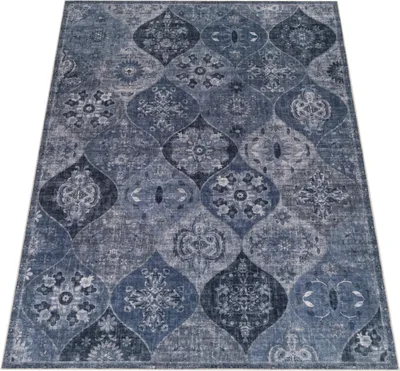 Produktbild von Paco Home Vintage Boho Stil Moderner Wohnzimmerteppich Kurzflor Rutschfest 200x280 cm
