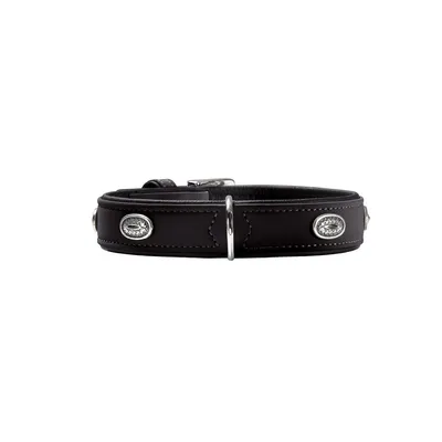 Produktbild von Hunter Halsband Softie Stone schwarz, Größe: 45 cm / Breite: 2,8 cm