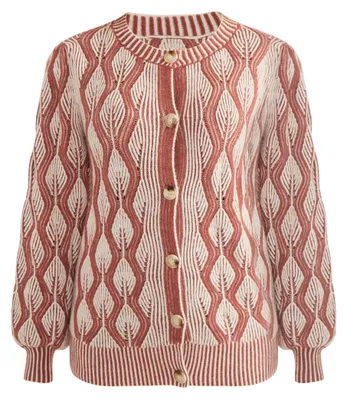 Immagine prodotto di Maglione da donna Jeona - lana, bianco e rosa antico. Taglia M/L
