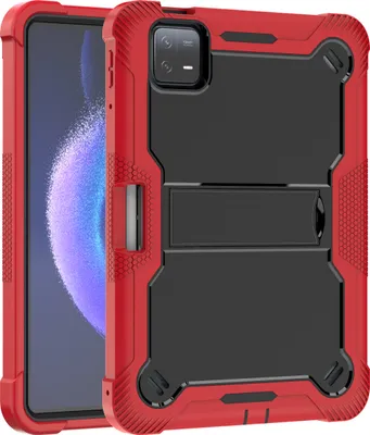 Obrázek produktu pro Pouzdro pro Xiaomi Pad 6 / Pad 6 Pro, robustní hybridní ochranné pouzdro na tablet se stojánkem červené
