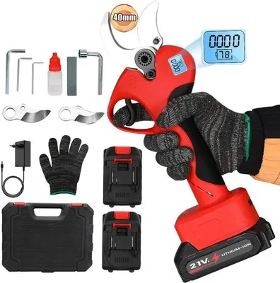 Obrázok produktu pre Zastrihávač stromov, bezkartáčový motor, ergonomický dizajn, 2 batérie, EÚ