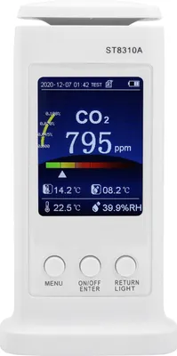 Zdjęcie produktu dla ST8310A Tester dwutlenku węgla Rejestrator jakości powietrza Detektor temperatury Monitor wilgotnościEU 100?240V