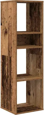Produktbild von Bücherregal Altholz-Optik 34x31x112 cm Holzwerkstoff