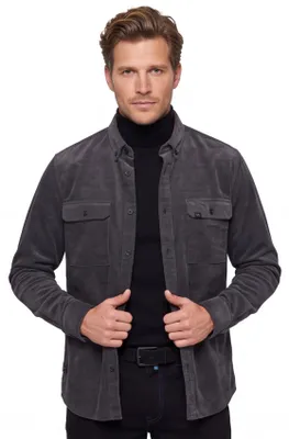 Produktbild von Overshirt Camel Active grijs geprint