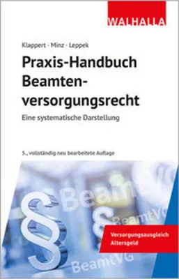Zdjęcie produktu dla Praxis-Handbuch Beamtenversorgungsrecht