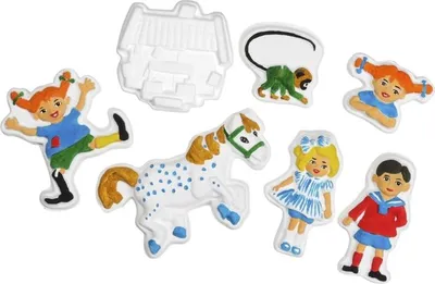 Immagine prodotto di Libri per bambini Set di gesso Pippi Calzelunghe - giocattoli creativi da modellare per bambini