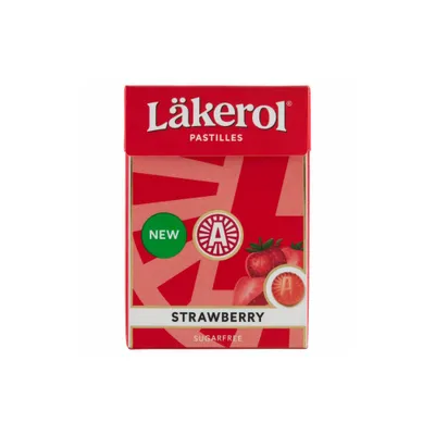 Produktbild von Läkerol Strawberry sugarfree Big Pack 75g