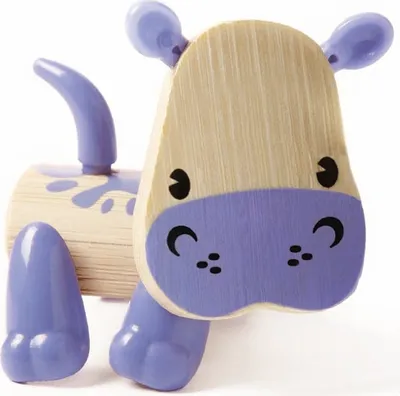 Produktbild von Hape Made of Bamboo Nilpferd, E5537
