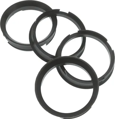 Produktbild von 4x Zentrierringe 72,6 x 63,4 mm Dunkelbraun Felgen Ringe  Germany