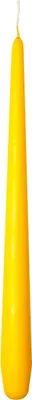 Produktbild von Premium Spitzkerzen Senfgelb, Ø 22 x 280 mm, 24 Stück - Brenndauer ca. 10 Std.