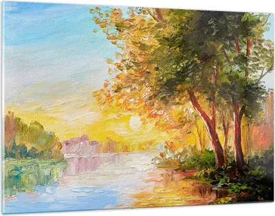 Produktbild von Bilder auf glas - natur natur - 120x80cm - Glasbilder - Wandbilder - Bilder - Kunstdruck - zum Aufhängen bereit - Wanddekoration aus Glas - Glas Bilder - Wandbild auf Glas - Einteilig - GAA120x80-3445
