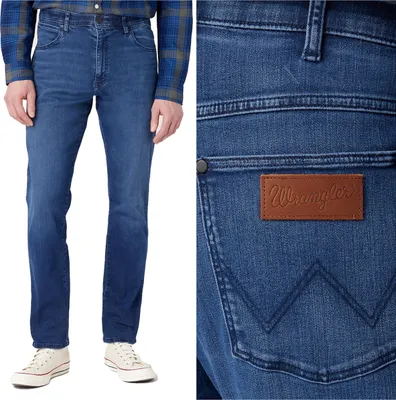 Immagine prodotto di WRANGLER, Jeanshosen, slim fit, RIVER, W31 L32, Blau, Jeans, baggyjeans, buggy