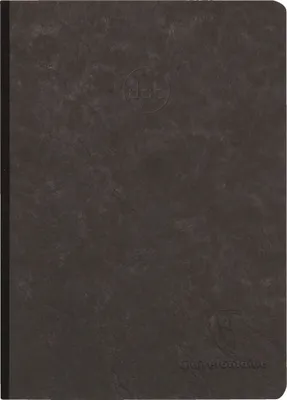 Produktbild von Clairefontaine 5x Notizbuch AgeBag A5 Leinen dot-Lineatur 96 Bl Schwarz 795431C