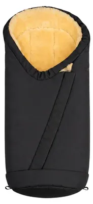 Produktbild von Lammfell - KINDERWAGEN FUßSACK - Farbe: Schwarz