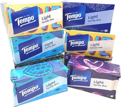 Produktbild von Tempo Taschentücher Hygiene Papiertaschentücher 8 Schachteln 120 Stück Alltagshelfer
