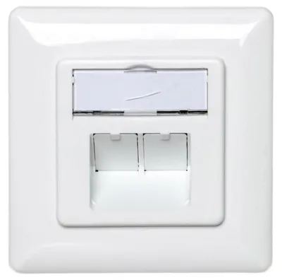 Image de Prise en saillie DIGITUS Cat.5e, classe D, 2 x RJ45, blindée