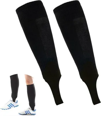Produktbild von Fußballsocken mit Knöchelschutz – Schwarz – Sportlich, atmungsaktiv und stützend – Für Herren
