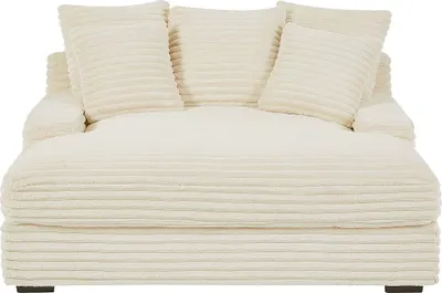 Produktbild von Recamiere 2-Sitzer - grob gerippter Cord - Beige - ESARTO von Pascal Morabito