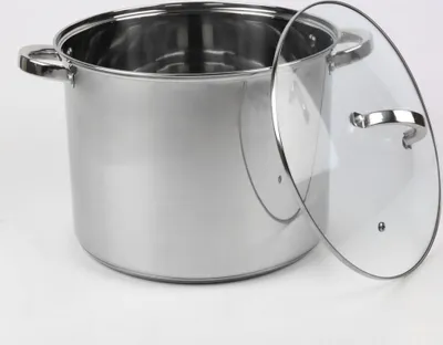 Produktbild von Topf 13 L Edelstahl Kochtopf Suppentopf Induktion Universaltopf Fleischtopf 13L