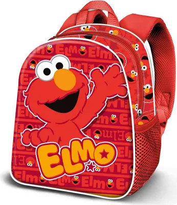 Productafbeelding van Karactermania Sesamstraat Elmo Rugzak, Rood, voor Kinderen, Één maat