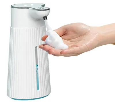 Produktbild von Automatischer Schaumseifenspender - Wandmontage mit Sensor - Berührungslos - 0,25 s Schnelle Dosierung - IPX6 Wasserdicht - 400 ml - Bad & Küche