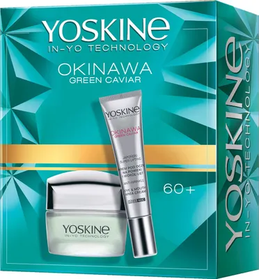 Image de Yoskine Okinawa Green Caviar Day & Night Cream Set 60+ 50 ml + crème pour les paupières et le contour de la bouche 15 ml