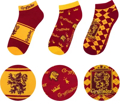 Immagine prodotto di Harry Potter calzini alla caviglia confezione da 3 pezzi Grifondoro