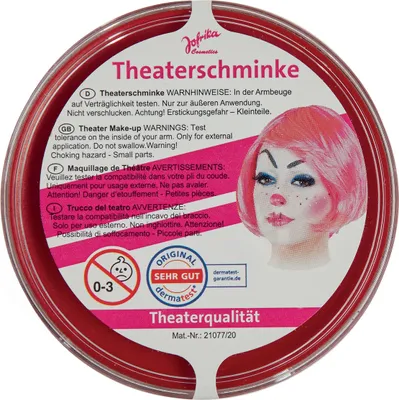 Produktbild von Max Bersinger 837-09-002, Theater-Make-up-Herstellungsset für Kinder, Rot
