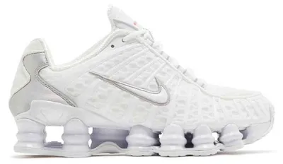 Image de Nike Shox TL White Metallic Silver Max Orange - EU : 44